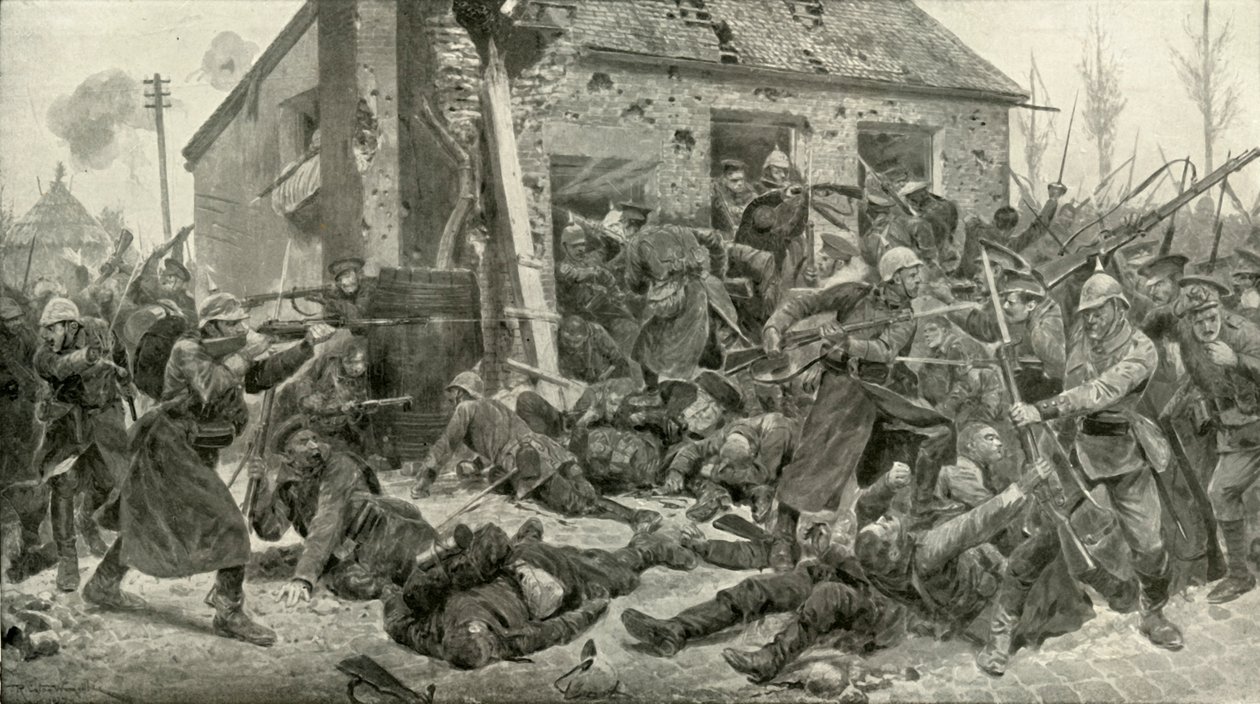 Landrecies elfoglalása, 1919. alkotó: Richard Caton II Woodville