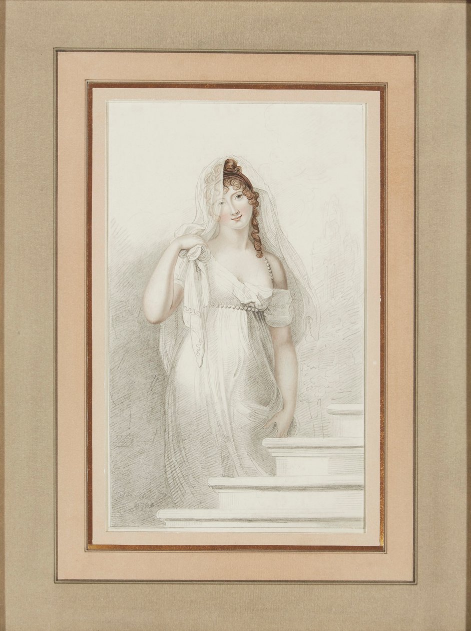 Madame Recamier portréja 1777-1849. alkotó: Richard Cosway