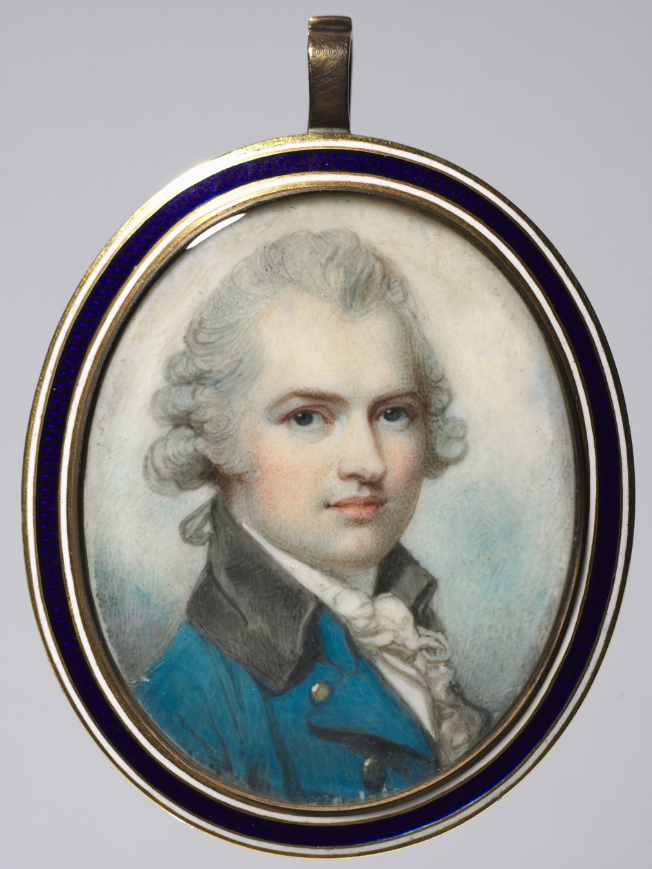 Férfi portréja, c. 1790. alkotó: Richard Cosway