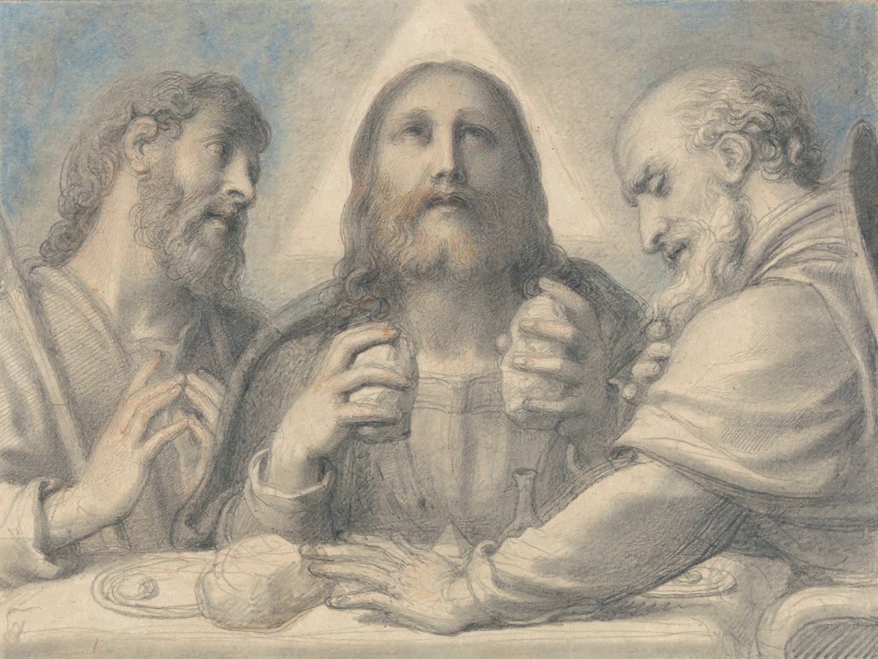 Vacsora Emmausban alkotó: Richard Cosway