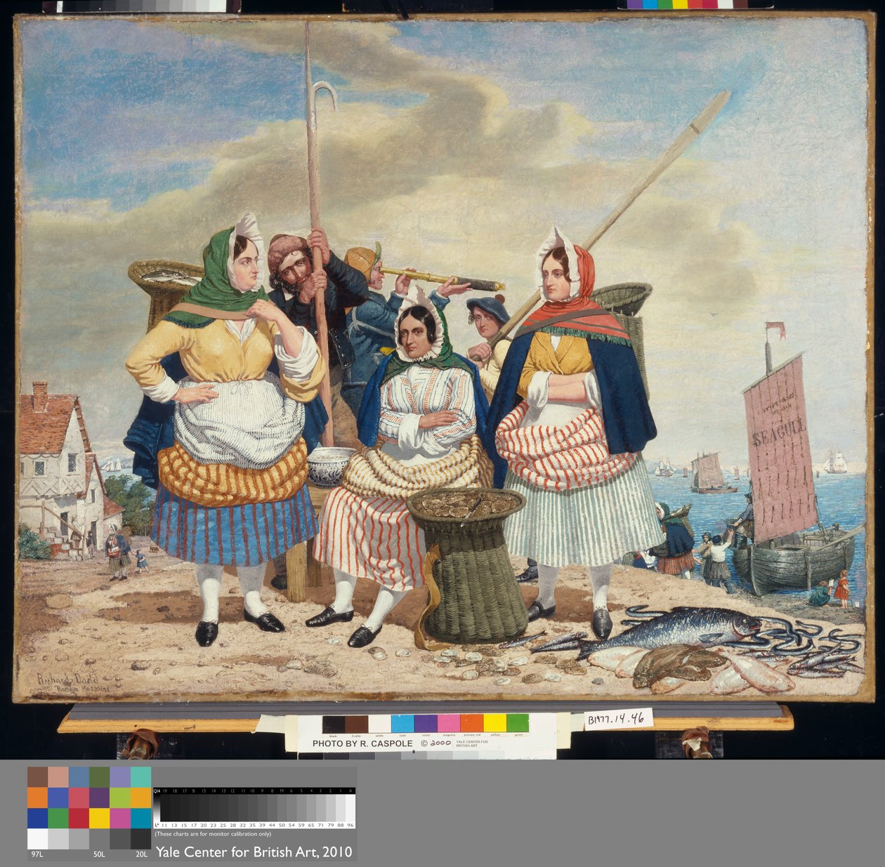 Halpiac a tenger mellett alkotó: Richard Dadd