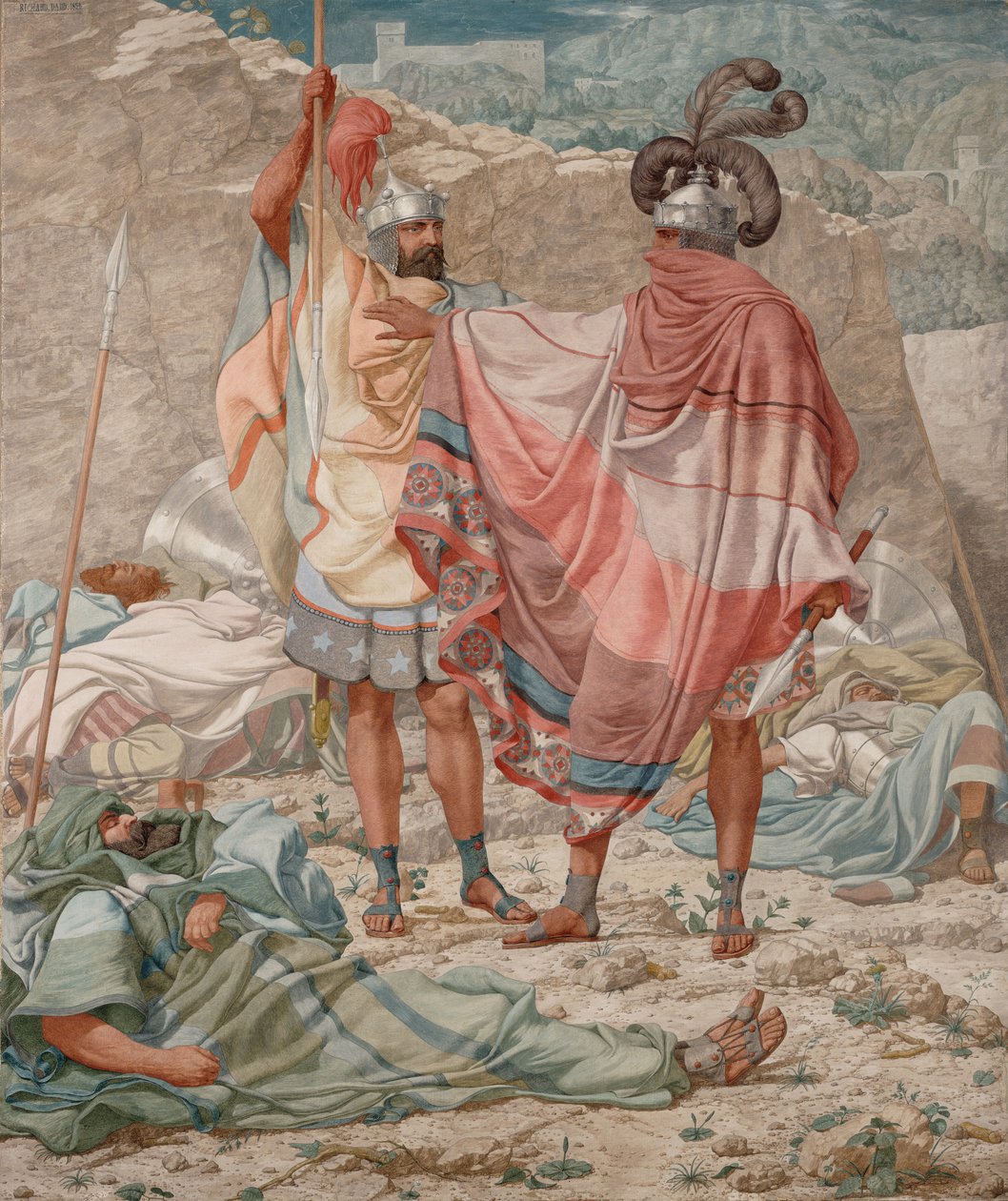 Kegyelem: Dávid megkíméli Saul életét alkotó: Richard Dadd