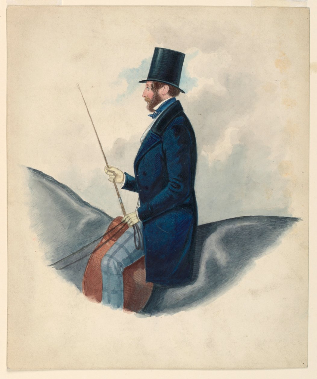 Azonosítatlan férfi portréja alkotó: Richard Dighton