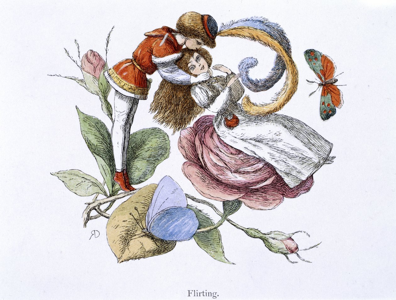 Flörtölni alkotó: Richard Doyle