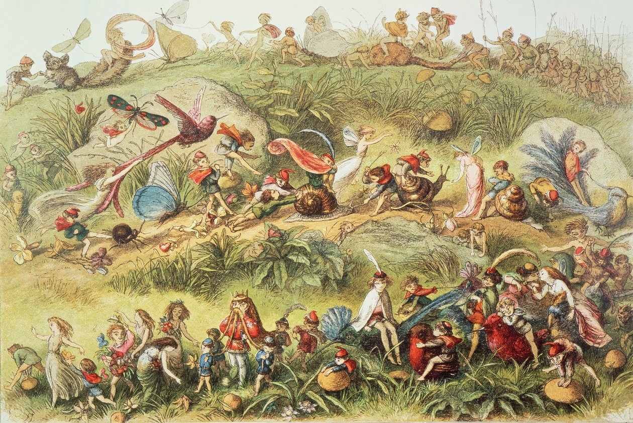 Az elf király diadalmenete alkotó: Richard Doyle