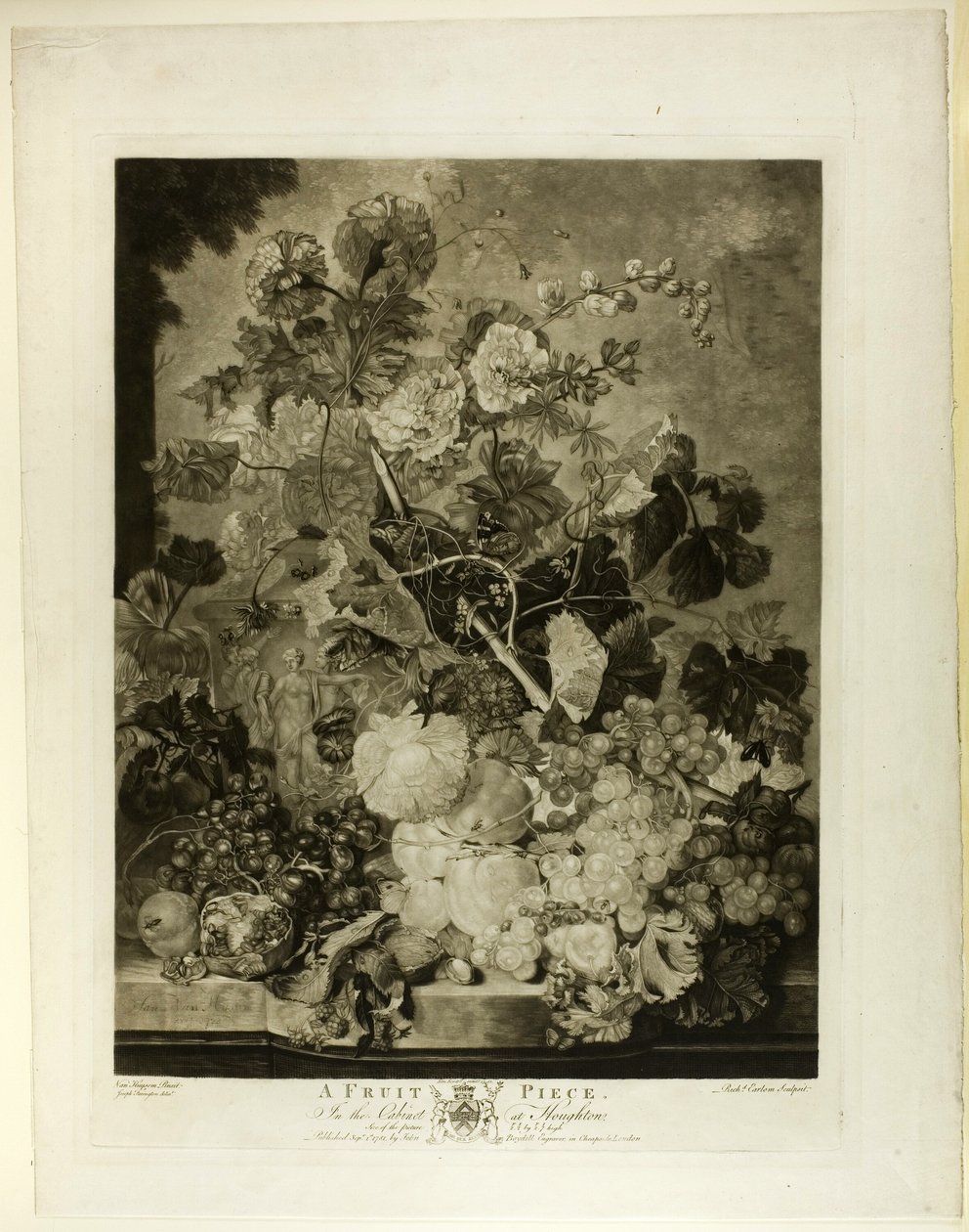 Egy gyümölcsdarab, a Houghton Galériából alkotó: Richard Earlom