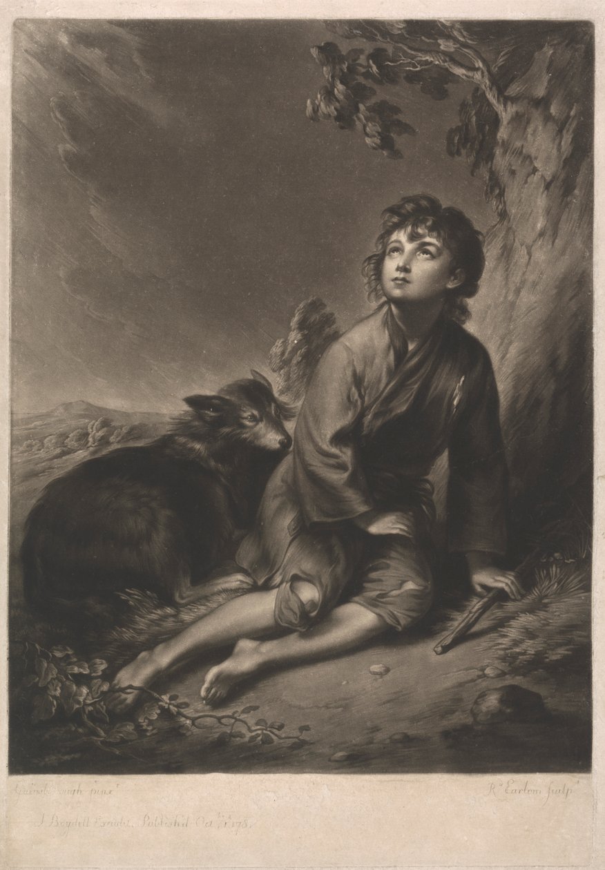 Egy juhászfiú alkotó: Richard Earlom