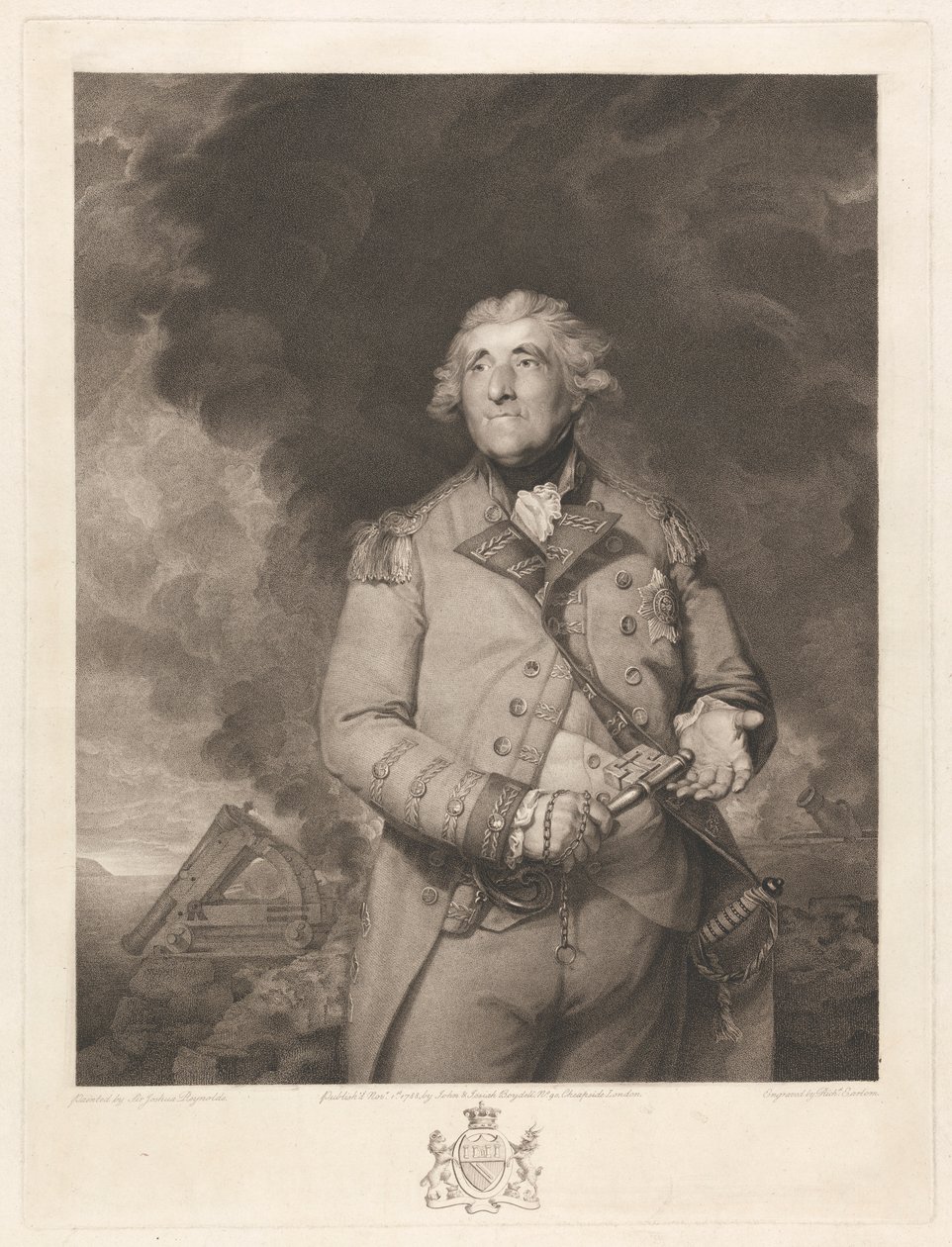 George Augustus Elliot Lord Heathfield alkotó: Richard Earlom