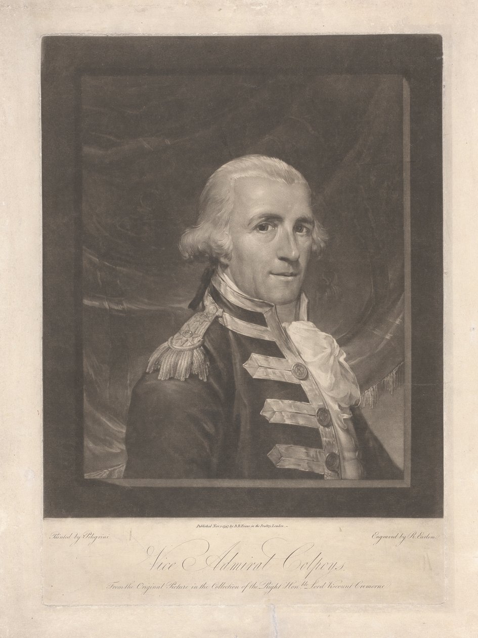Colpoys admirális alkotó: Richard Earlom