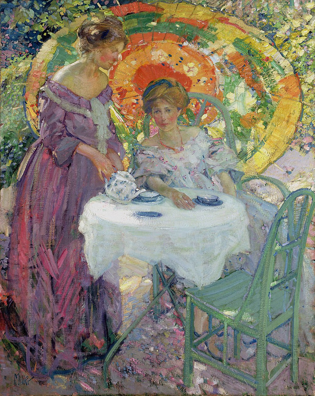 Délutáni tea alkotó: Richard Emil Miller