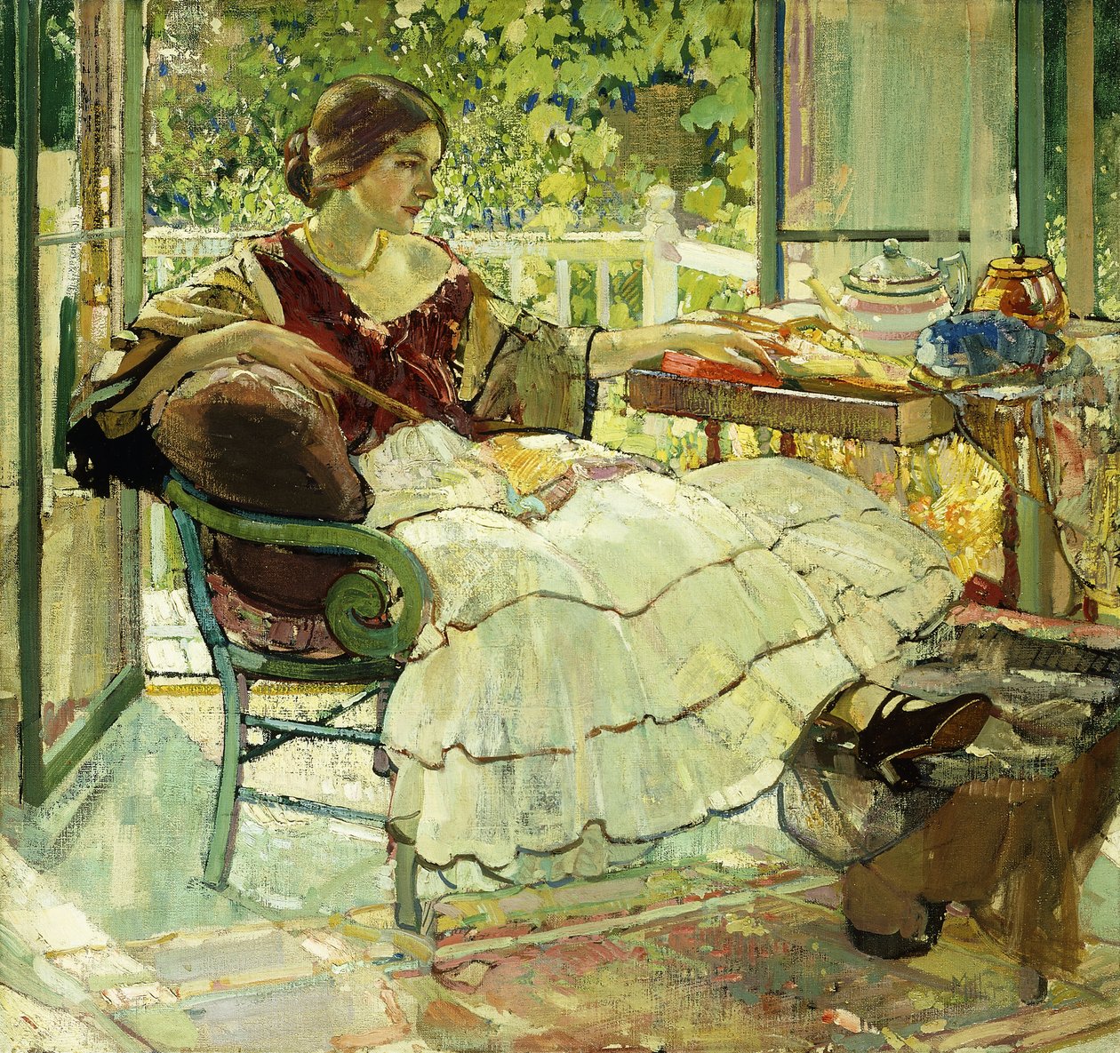 Délutáni tea alkotó: Richard Emil Miller
