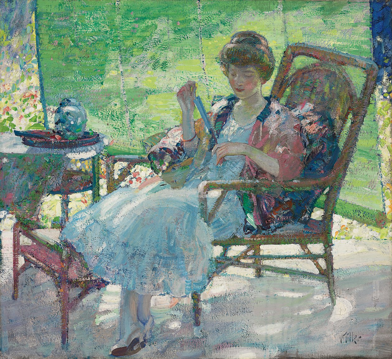 Napi álmok, 1916 körül (olaj, vászon) alkotó: Richard Emil Miller