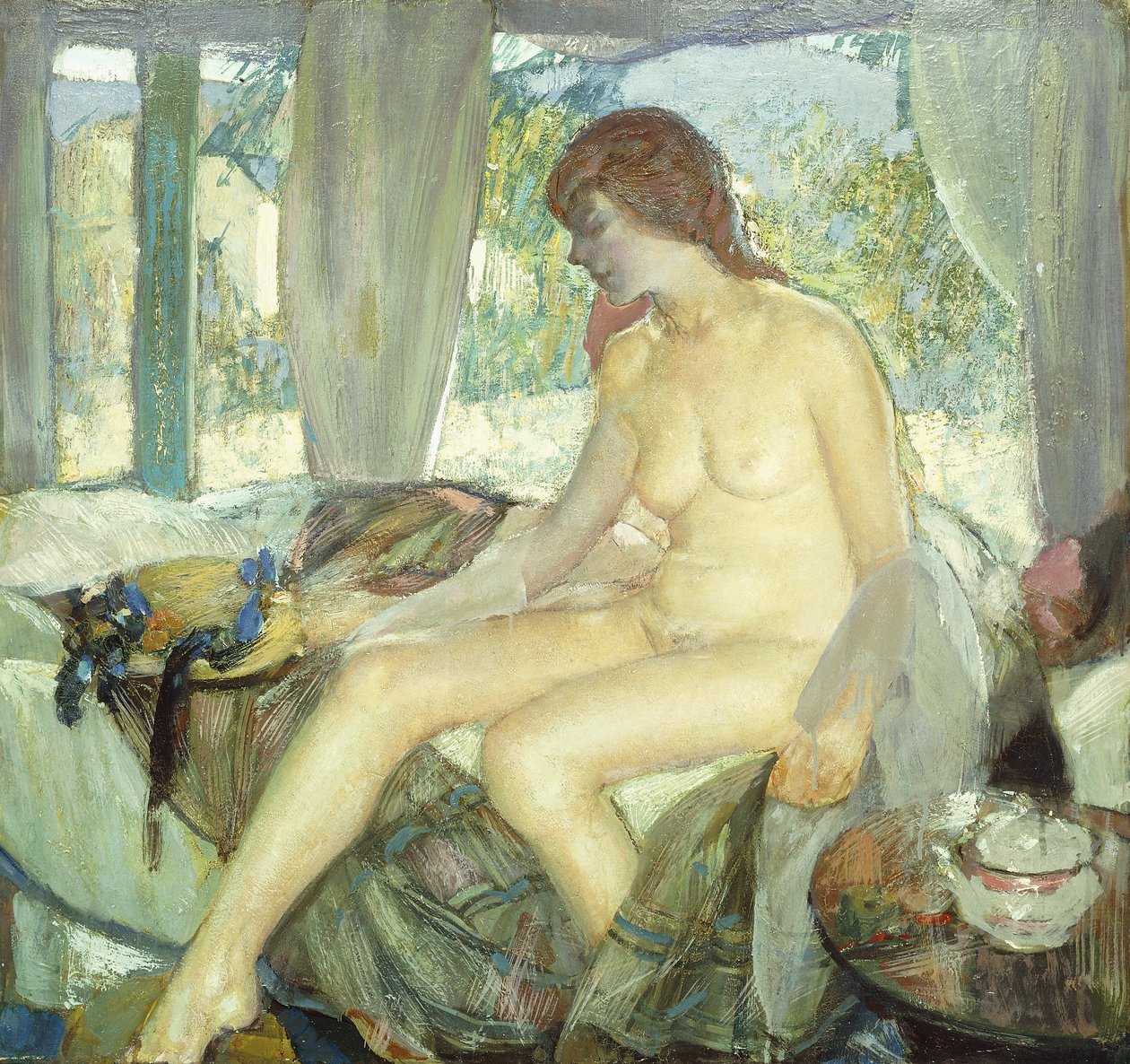 Reggeli szemlélődés alkotó: Richard Emil Miller
