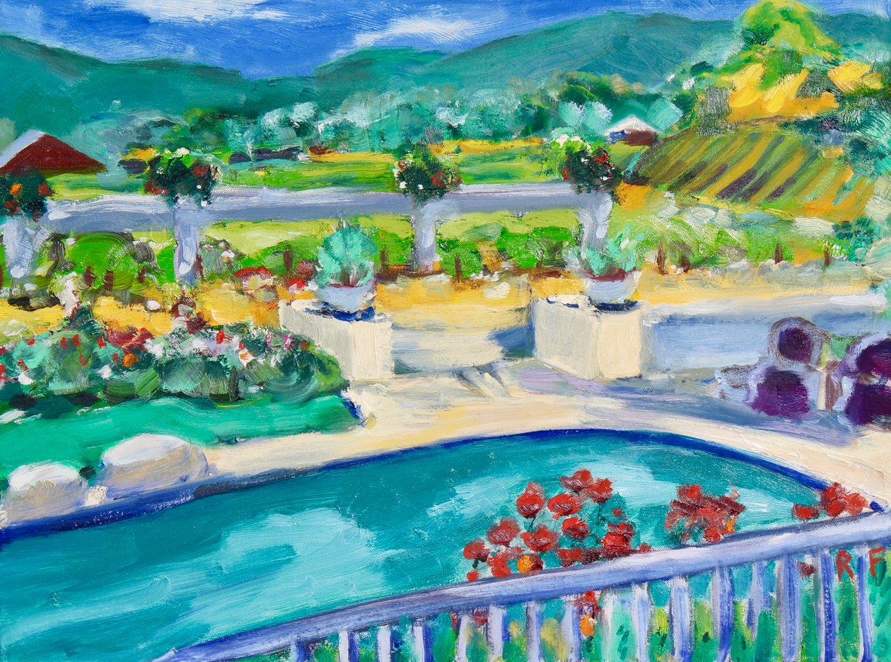 Hátsó udvar, Napa, 2019 alkotó: Richard Fox