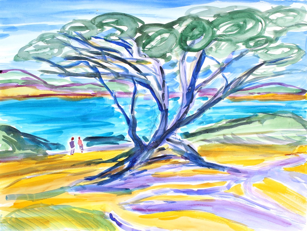 Cypress Tree, Carmel, 2019 alkotó: Richard Fox