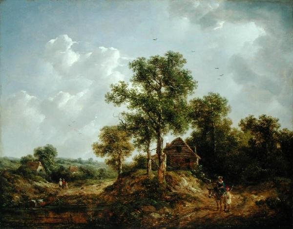 Sevenoaks közelében, Kentben (olaj, vászon) alkotó: Richard Hilder