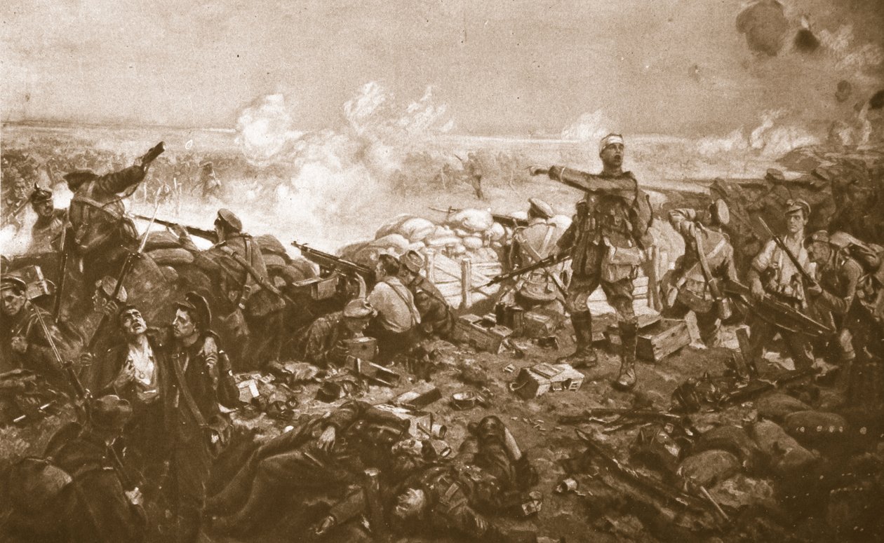 A második Ypres-i csata alkotó: Richard Jack