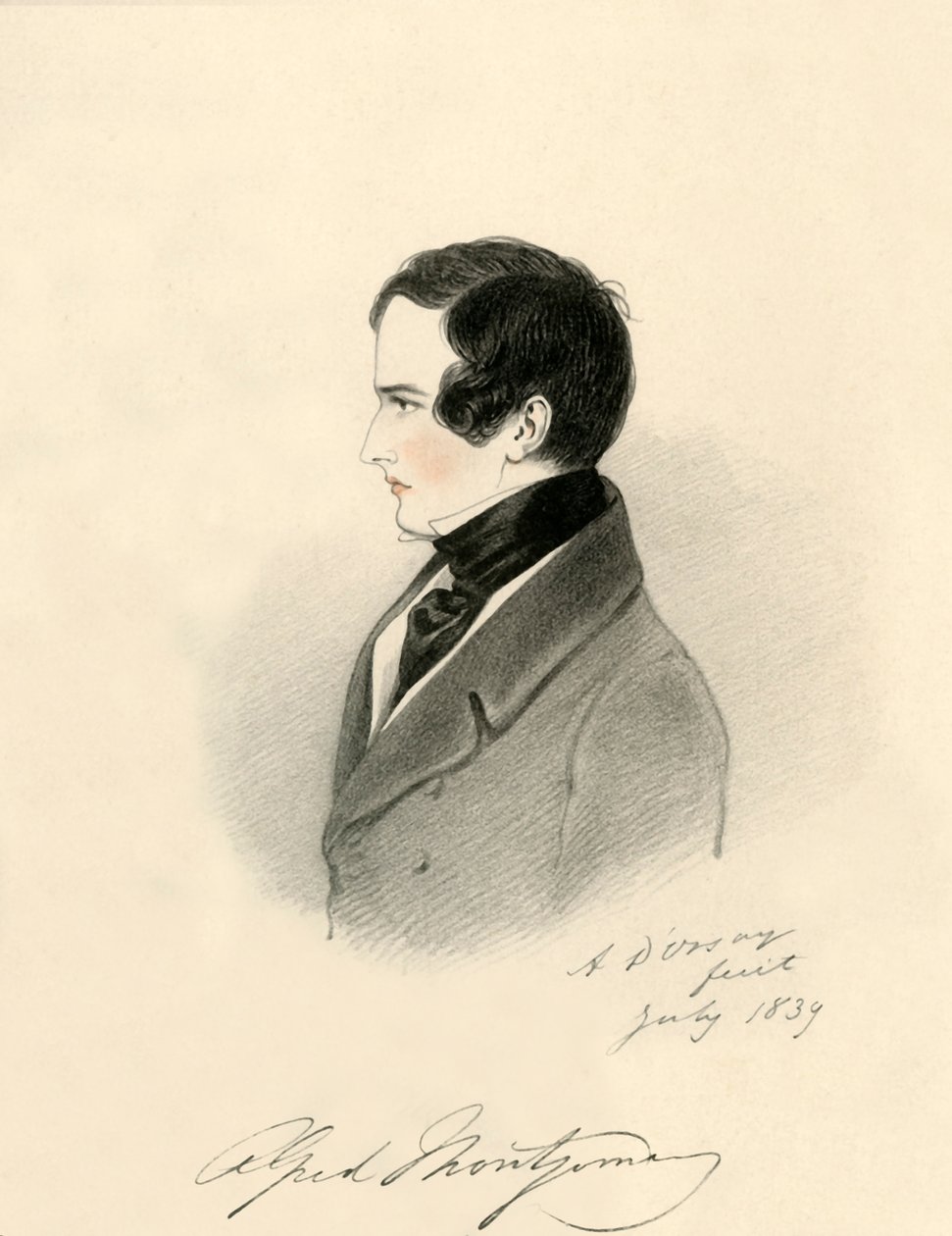 Alfred Montgomery, 1839. alkotó: Richard James Lane
