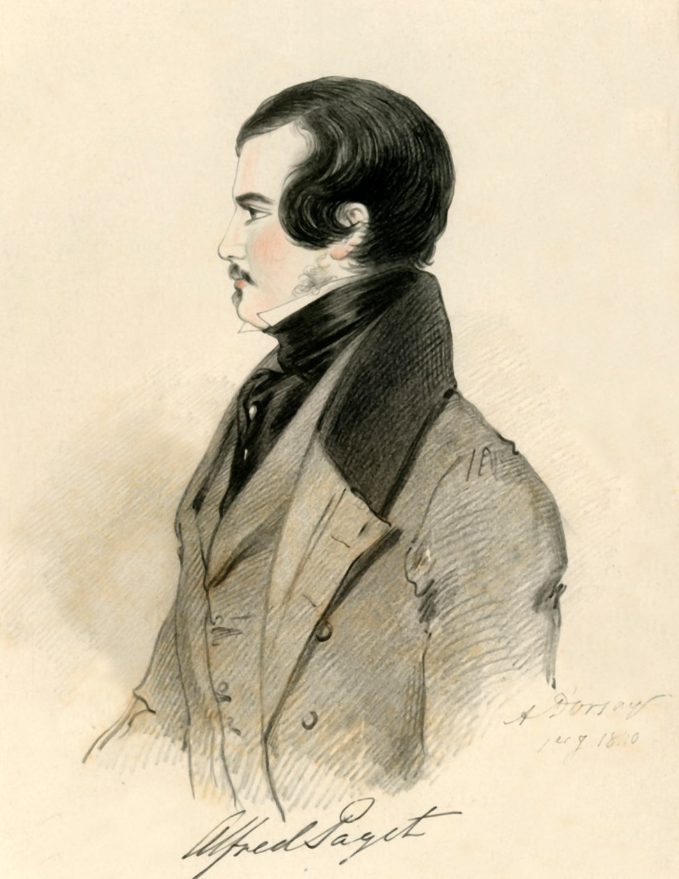 Alfred Paget, 1840. alkotó: Richard James Lane