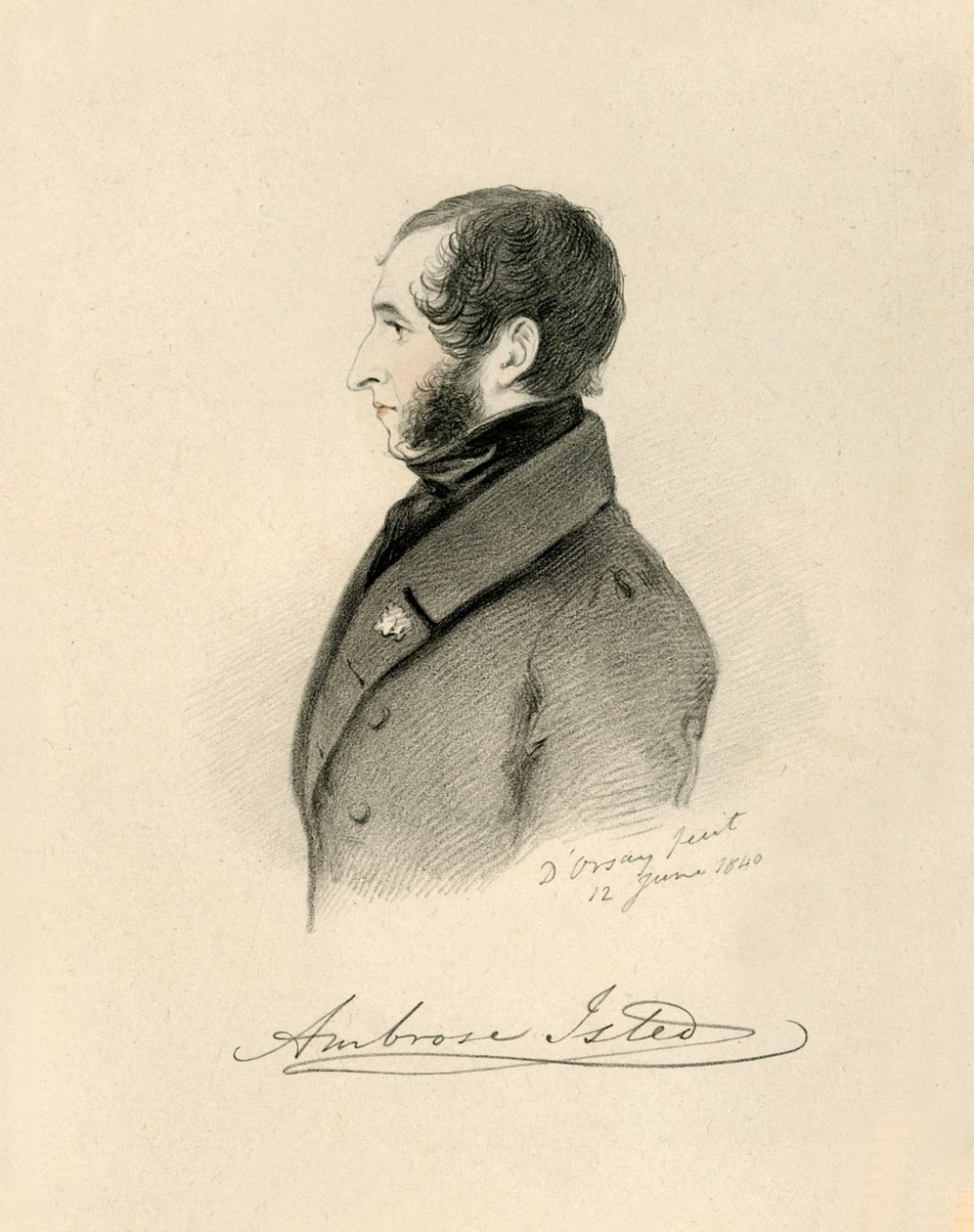 Ambrose Isted, 1840. alkotó: Richard James Lane