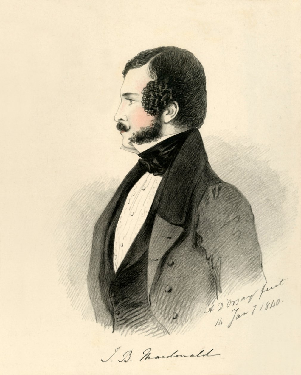 J. B. Macdonald, 1840. alkotó: Richard James Lane