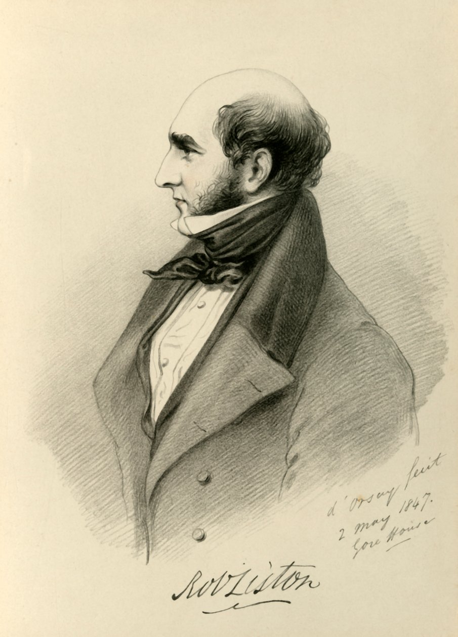 Robert Liston, 1847. alkotó: Richard James Lane