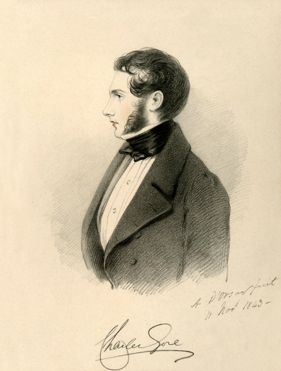 A Hon. Charles Gore, 1843. alkotó: Richard James Lane