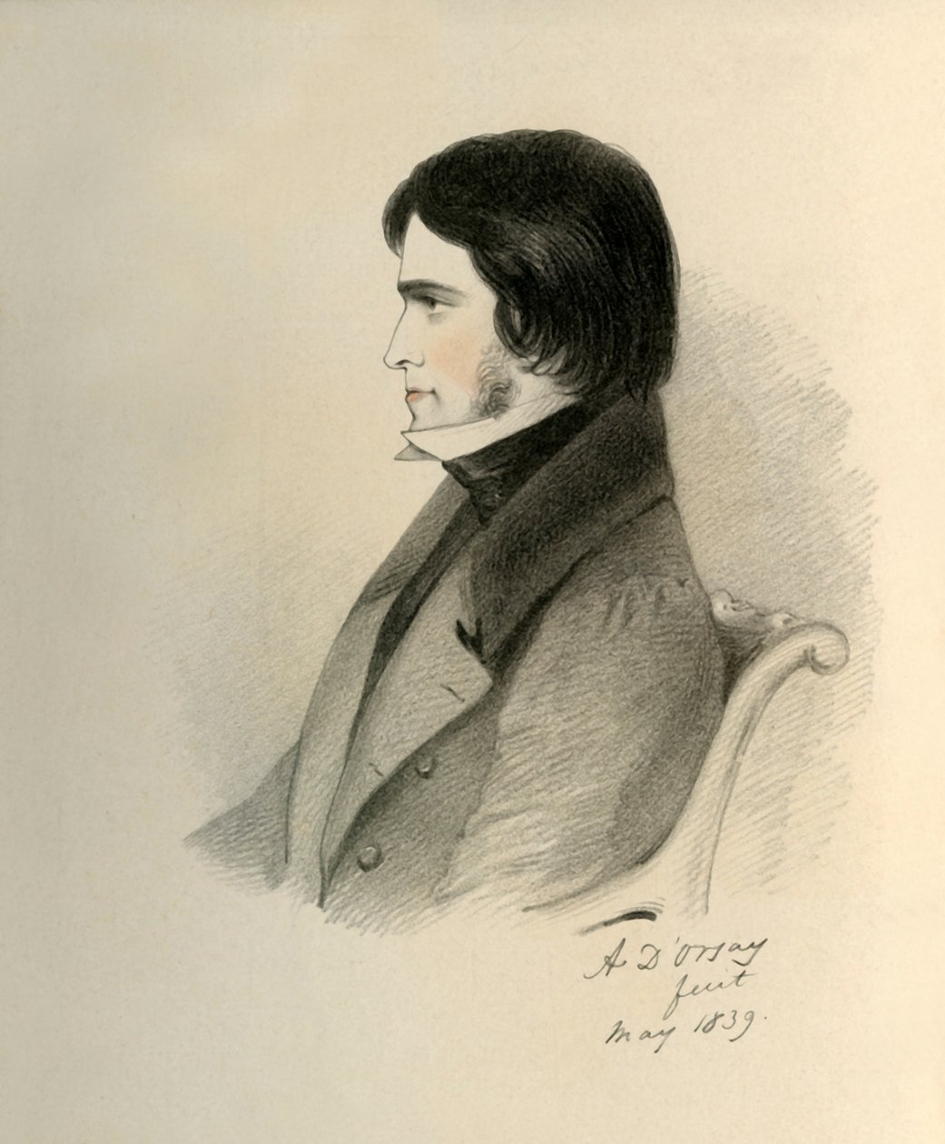 Thomas Carlyle Esquire, 1839. alkotó: Richard James Lane