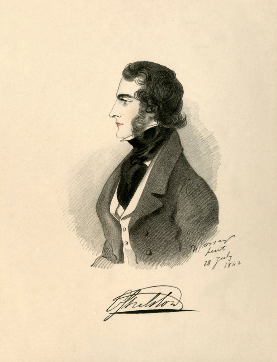 Ossulton vikomt, 1842. alkotó: Richard James Lane