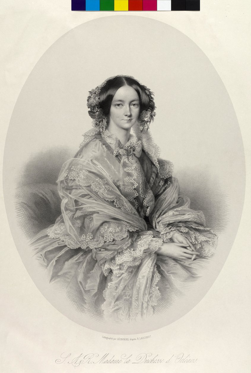 Helen mecklenburg-schwerini hercegnő (litográfia) alkotó: Richard Lauchert