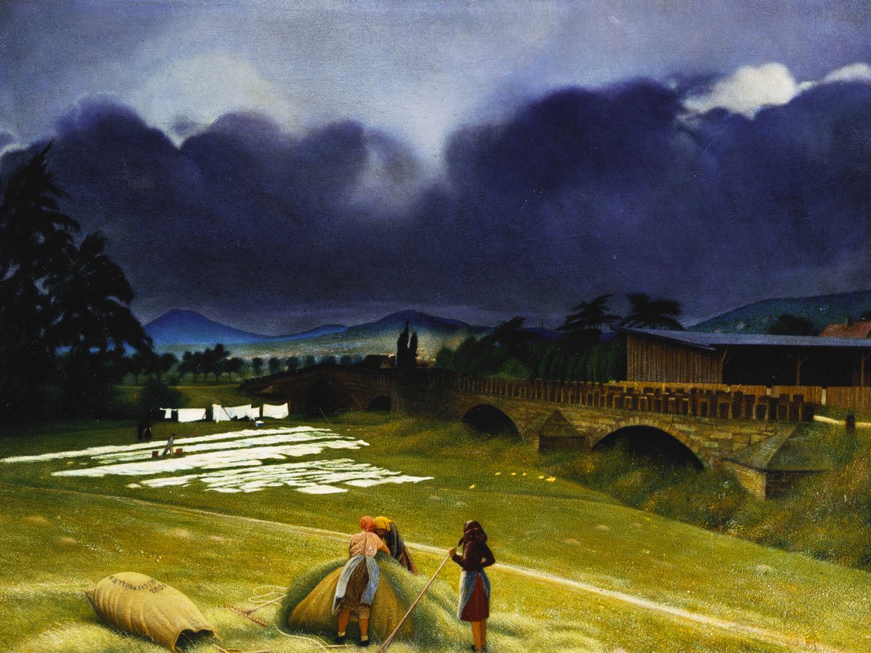 Széna kaszálása alkotó: Richard Muller