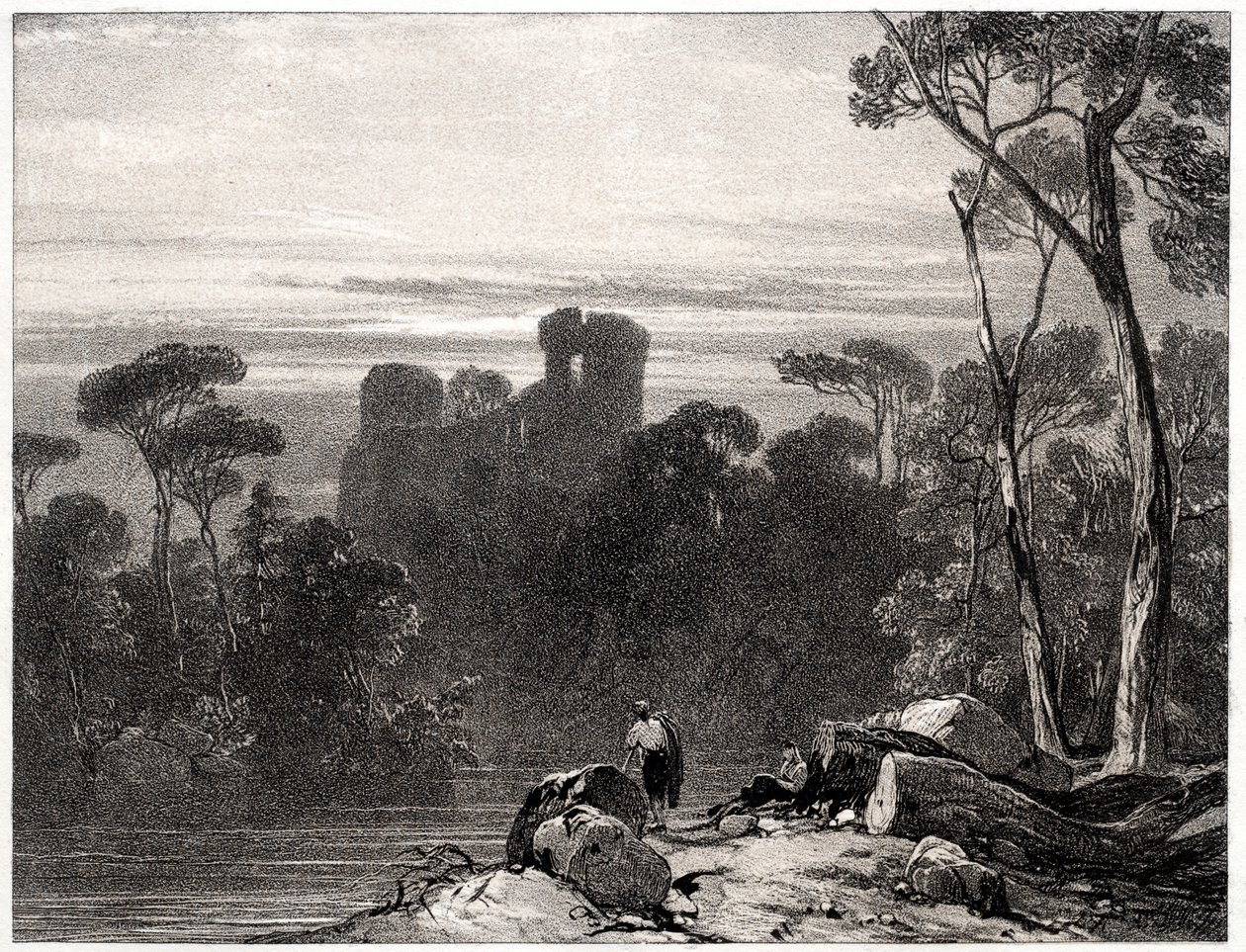 Bothwell kastély alkotó: Richard Parkes Bonington