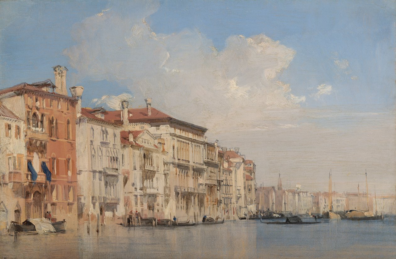 Canal Grande, Velence alkotó: Richard Parkes Bonington