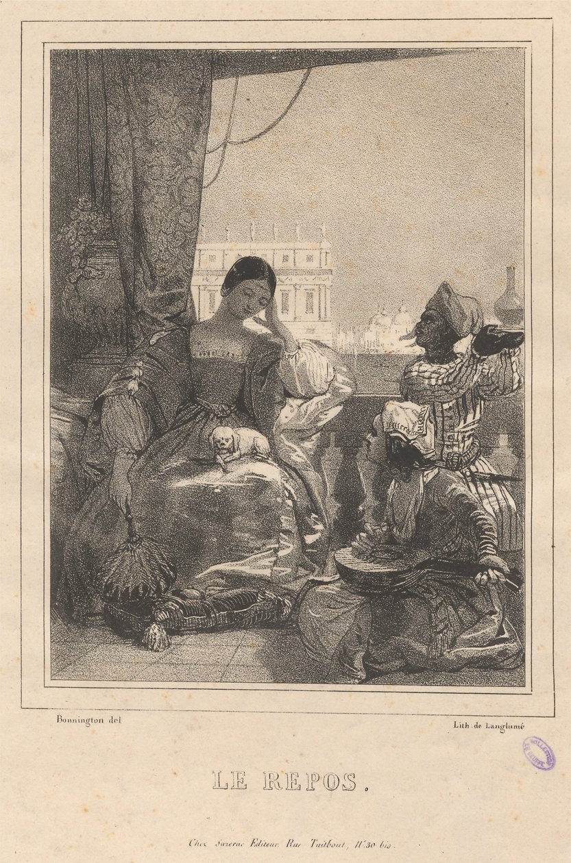 Pihenés alkotó: Richard Parkes Bonington