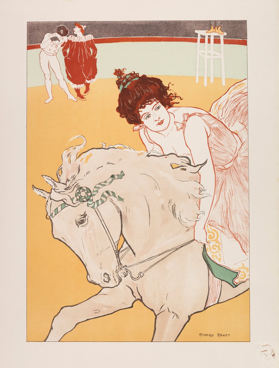 A lovas, 1898. alkotó: Richard Ranft