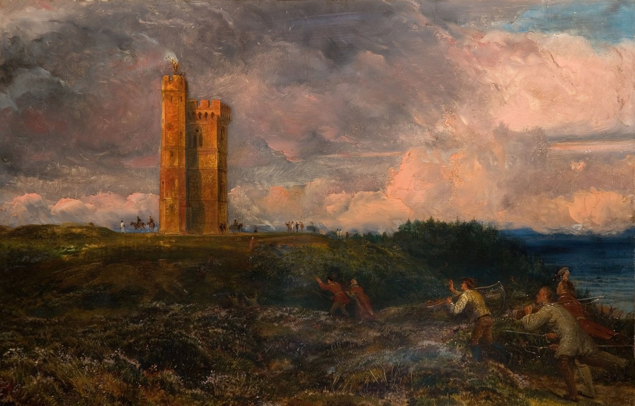 A jeladó tüzelése 1868-1870. alkotó: Richard Redgrave