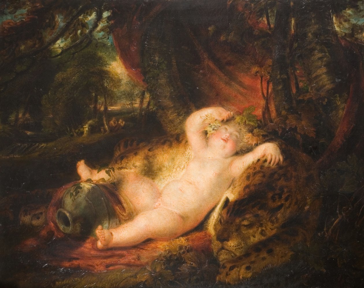 A csecsemő Bacchus, 1811. alkotó: Richard Westall