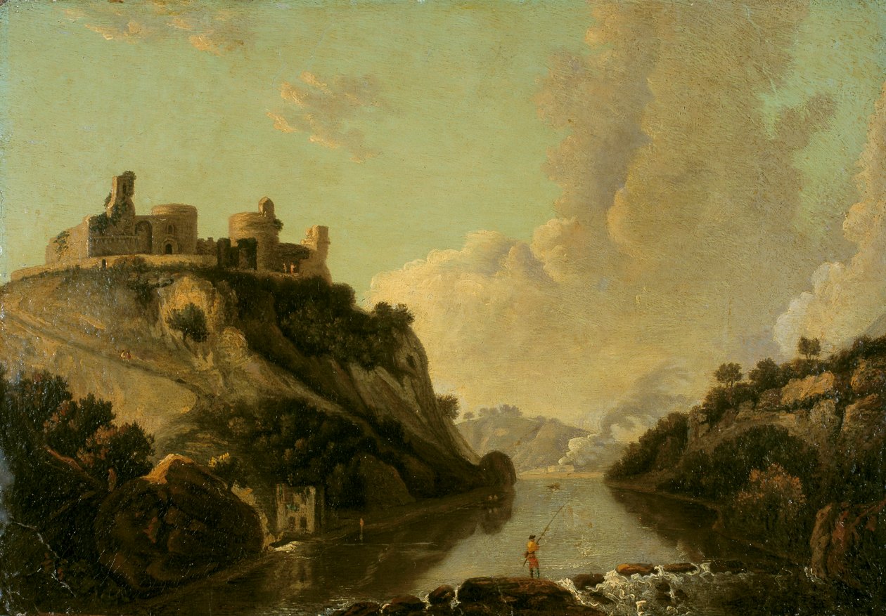 Cilgerran kastély, 1730-1780. alkotó: Richard Wilson