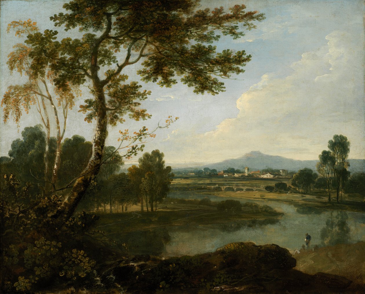 Táj Olaszországban, 18. század. alkotó: Richard Wilson