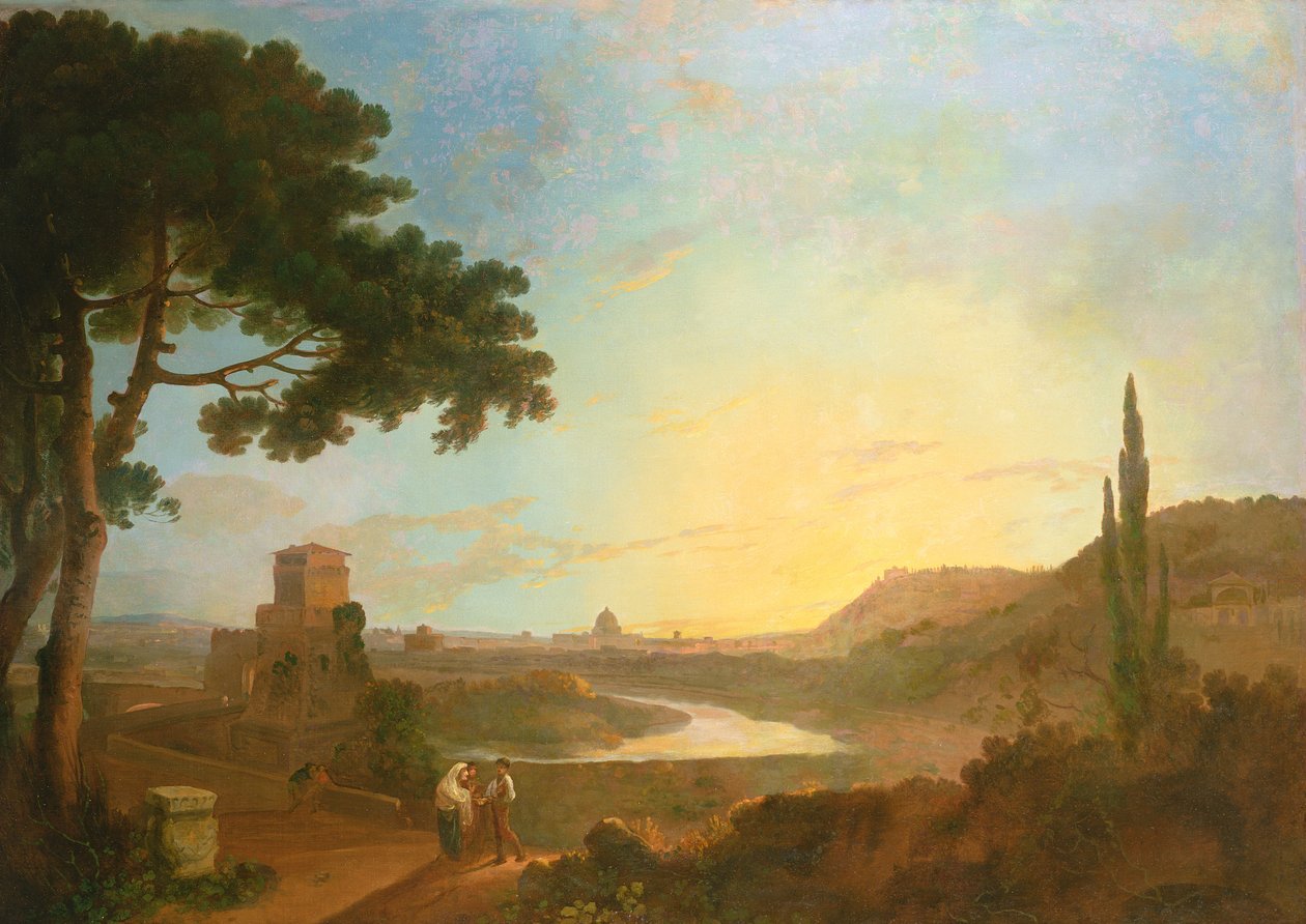 Kilátás a Tiberisre alkotó: Richard Wilson