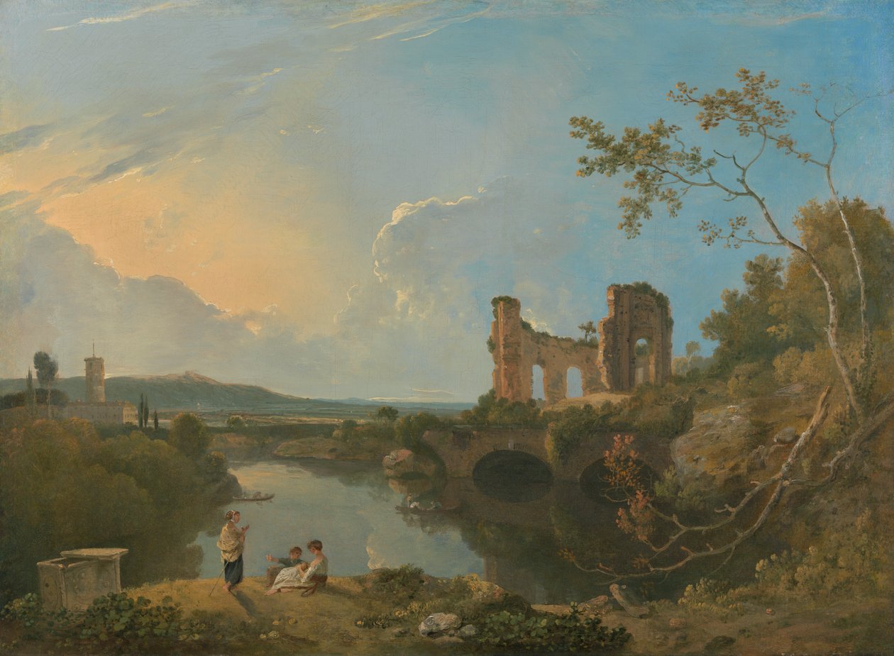 Olasz táj (reggel) alkotó: Richard Wilson