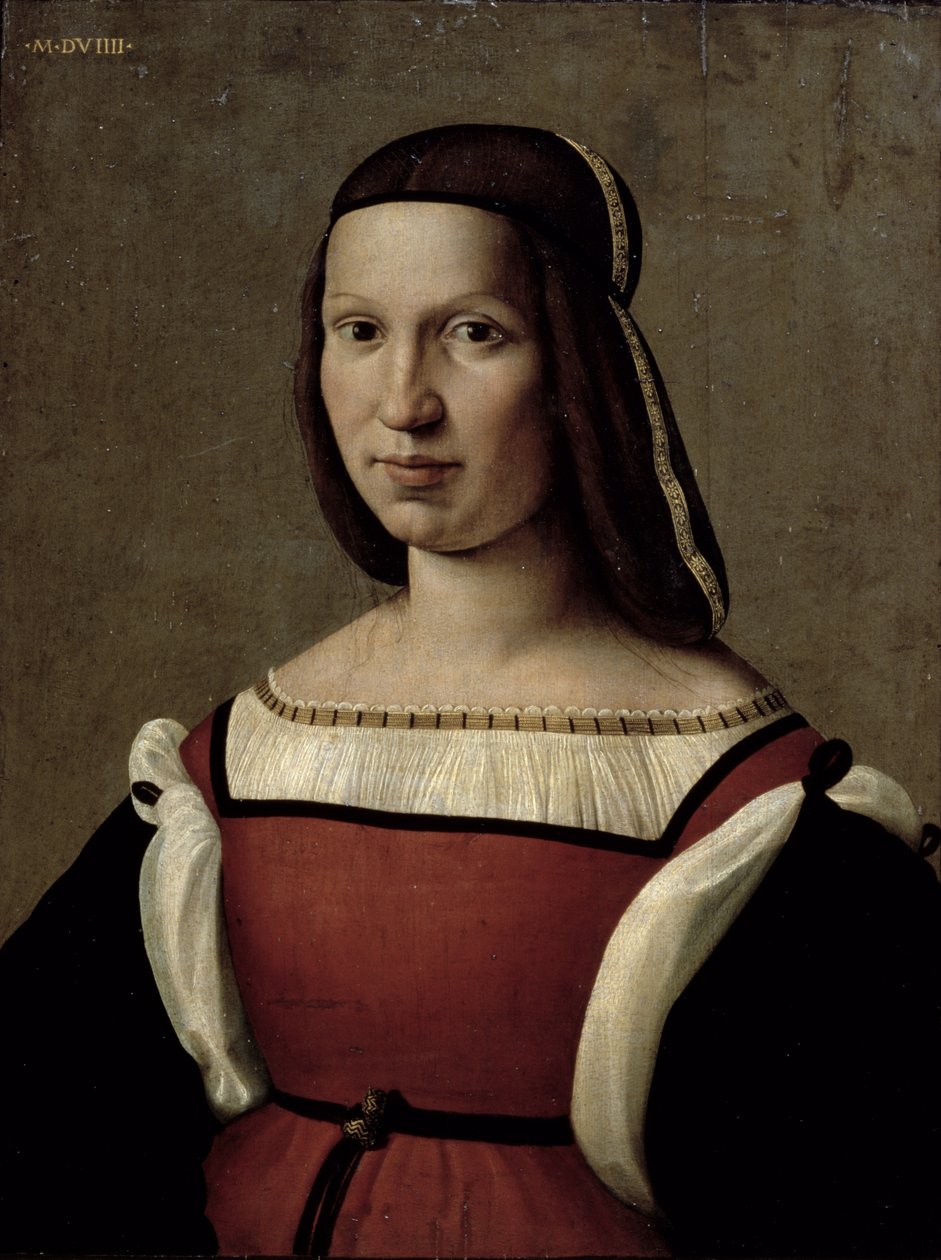 Női portré, 1509 alkotó: Ridolfo , Il Ghirlandaio