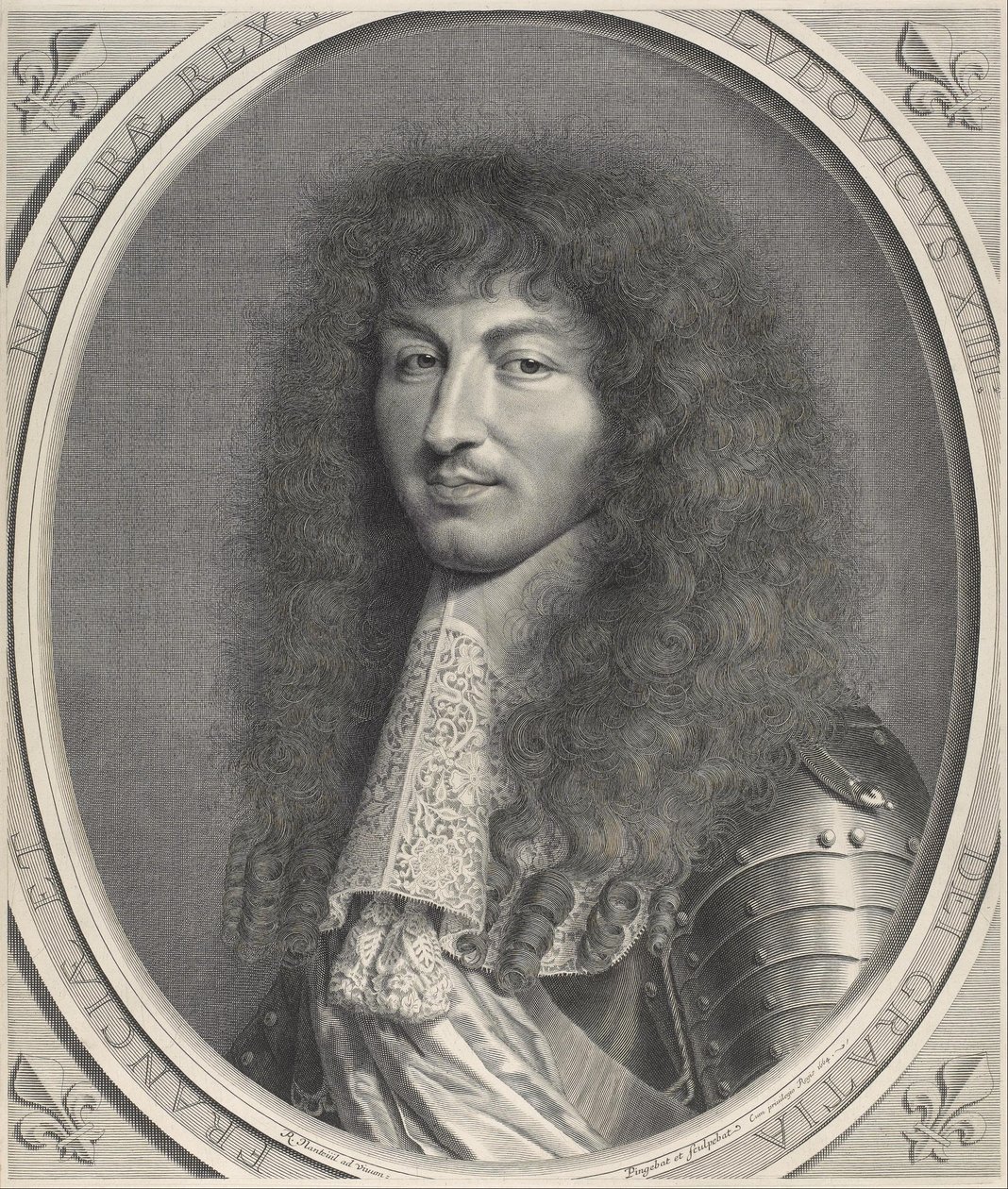 Lajos arcképe alkotó: Robert Nanteuil