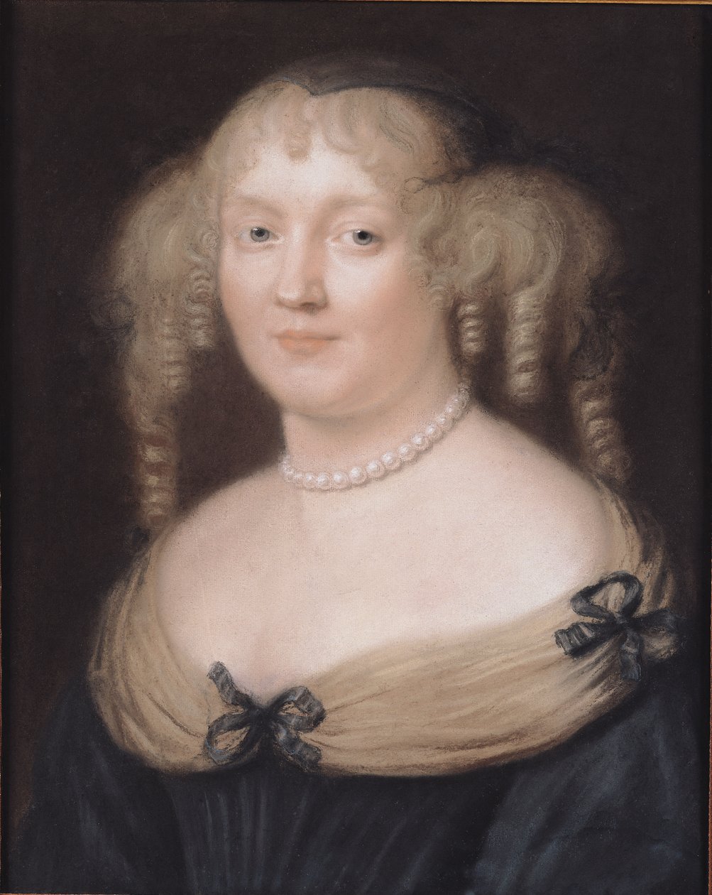 Marie portréja, Rabutin-Chantal (1626-96) Marquise de Sevigne, 1670 körül (pasztell, papíron) alkotó: Robert Nanteuil