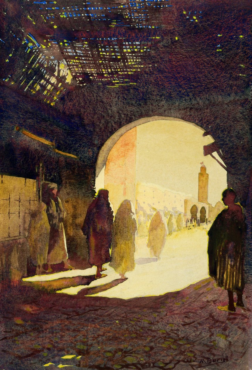 Fez, Az aranyóra, 1920 (wc) alkotó: Robert Burns