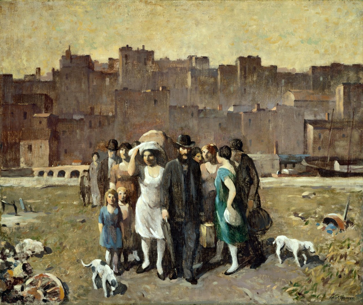 Az Exodus, 1928 alkotó: Robert C. Spencer