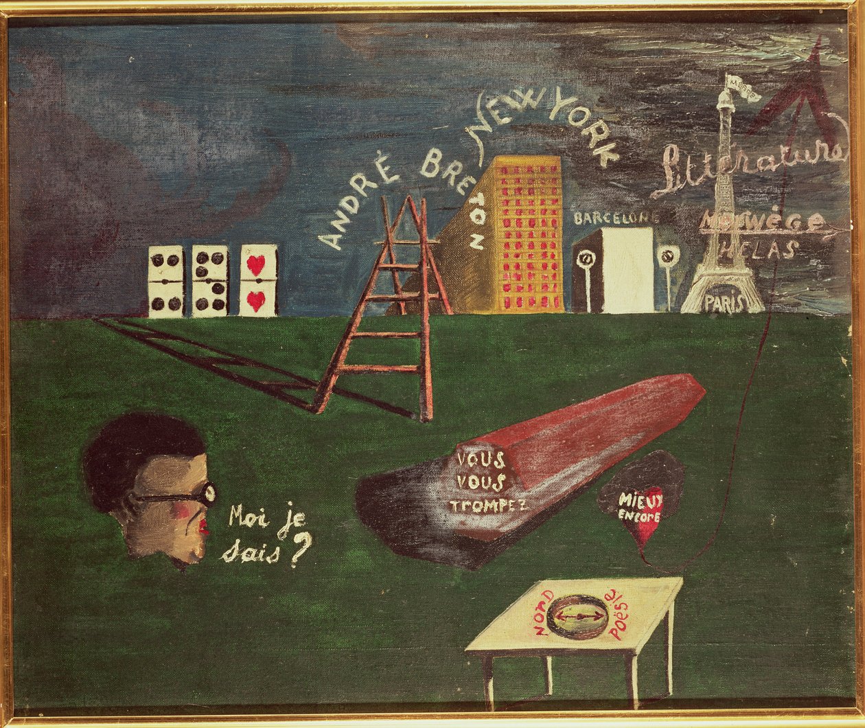 Andre Breton halála, 1922 alkotó: Robert Desnos