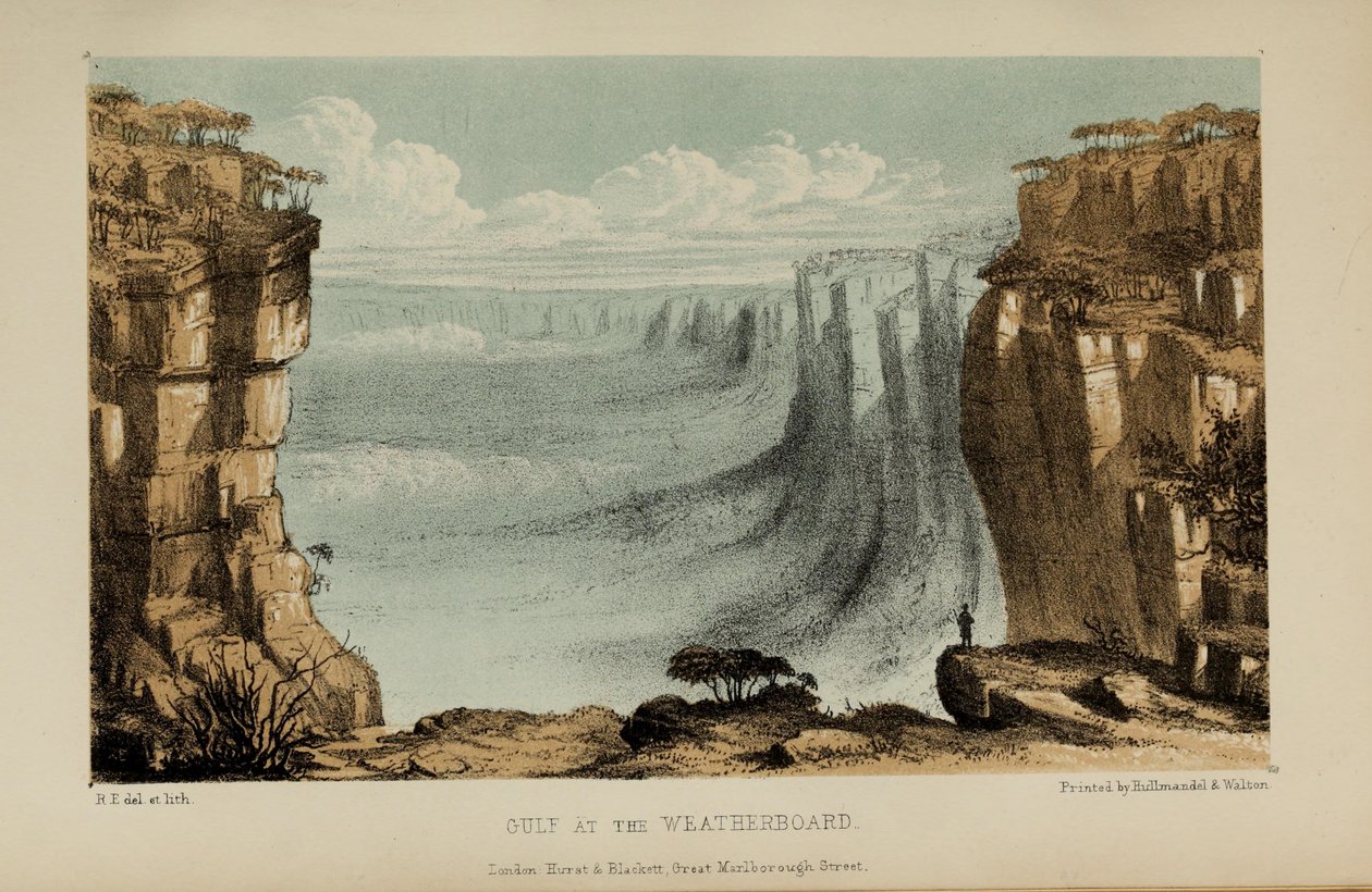 Gulf at the Weatherboard, Robert Elwes (1819–1878) akvarell festménye, egy gazdag, fiatal norfolki brit úriember alkotó: Robert Elwes