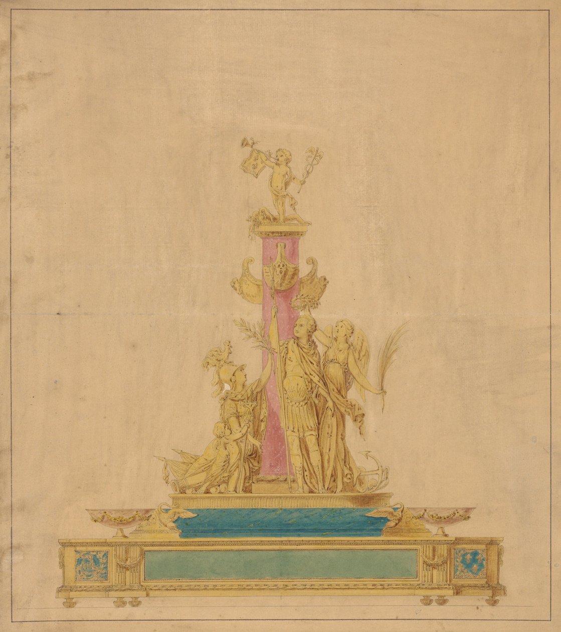 Rajz tintatartáshoz alkotó: Robert Joseph Auguste