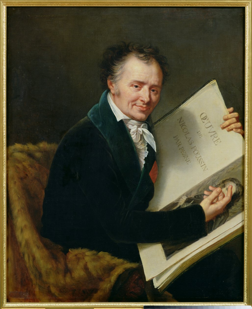 Dominique Vivant (1747-1825) Denon báró portréja, 1808 alkotó: Robert Lefevre